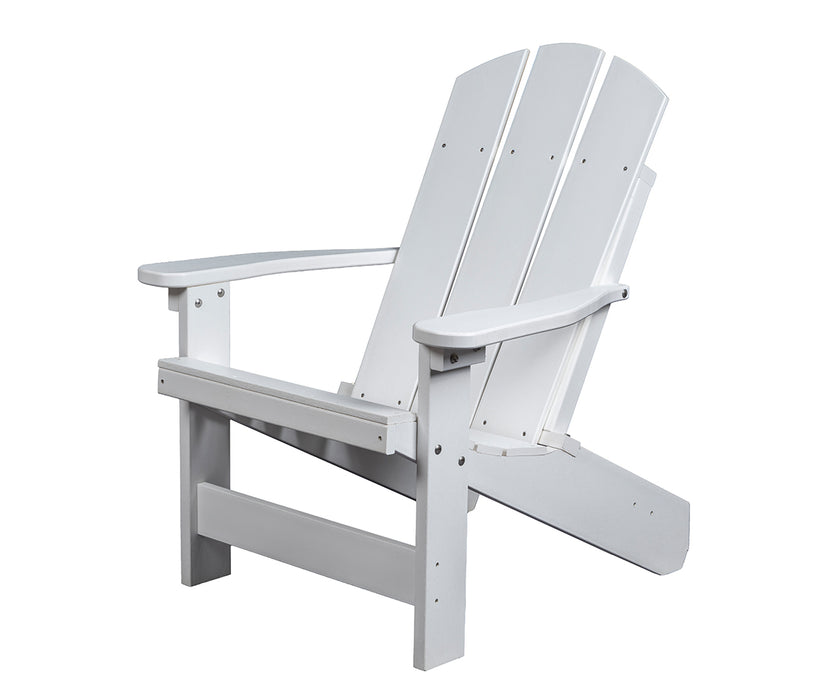 Summertown Chair White Amish Made Hershey way Outdoor Furniture Front Facing 