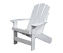 Summertown Chair White Amish Made Hershey way Outdoor Furniture Front Facing 