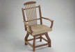Amish Sunrise Bent Dining Chair Bentwood Poly Dining Chair with Swivel Seat Rabers Woodshop