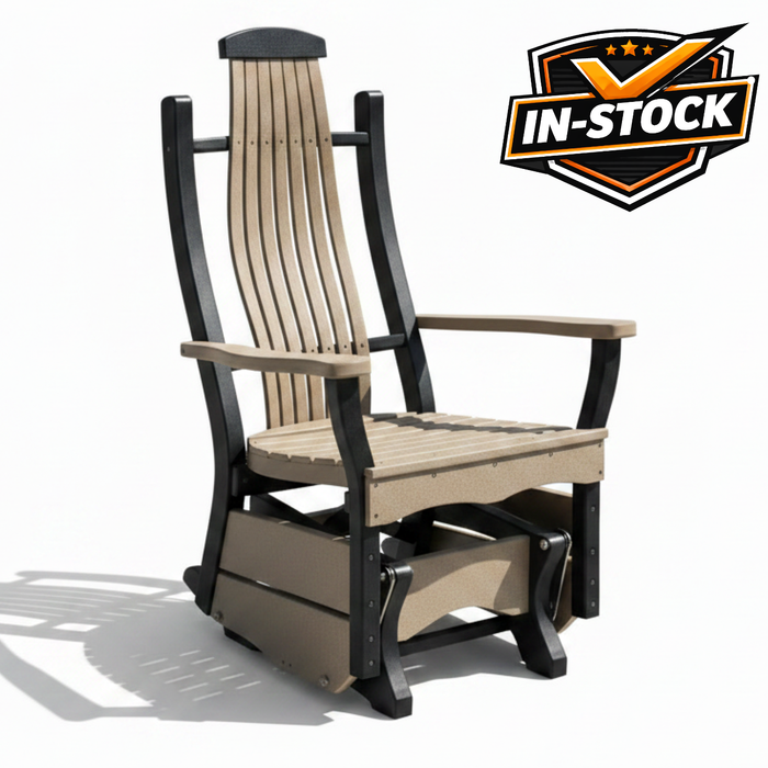 Amish Sunrise Bent Glider - In-Stock - Multiple Colors