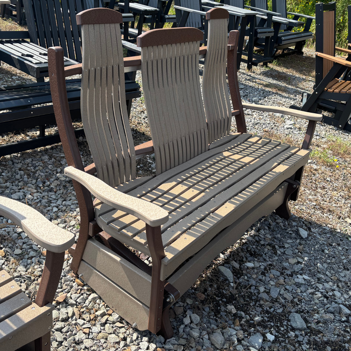 Amish Sunrise 5' Bent Glider - In-Stock - Multiple Colors
