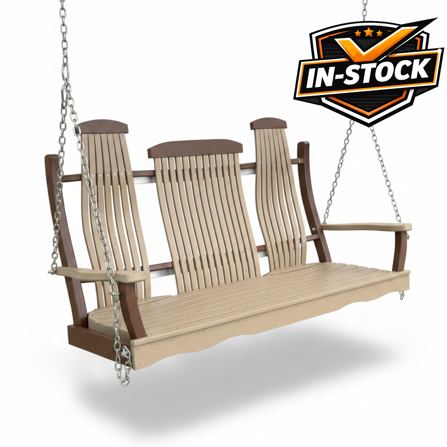 Amish Sunrise Bent Swing -Poly