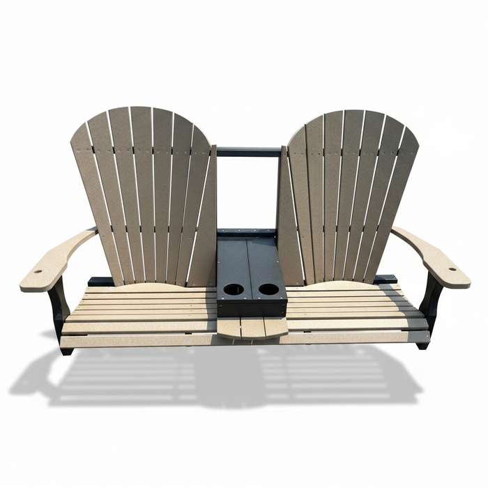 Amish Superior Adirondack 5' Swing With Cupholders - In-Stock - Multiple Colors