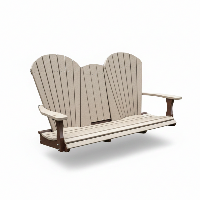 Amish Superior Adirondack 5' Swing With Cupholders - In-Stock - Multiple Colors
