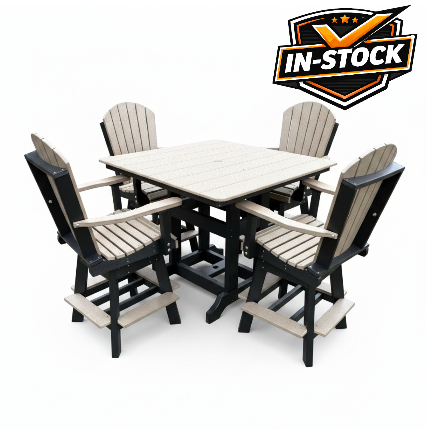 Amish Superior Adirondack 44" Counter Dining Set - In-Stock