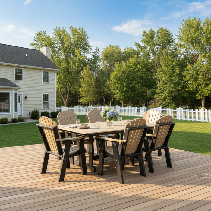 Amish Superior Adirondack 44" x 72" Dining Set - In-Stock