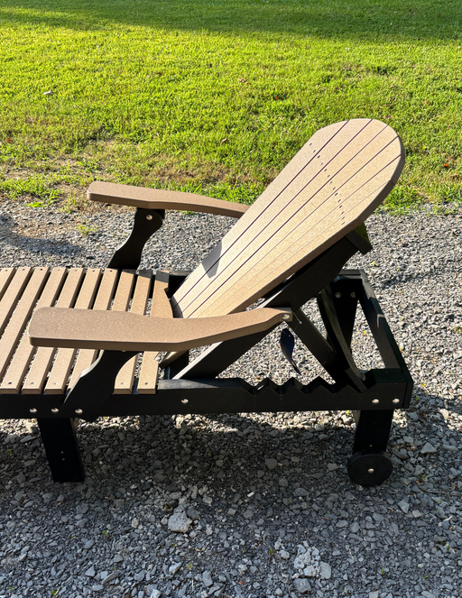 Amish Superior Adirondack Chaise Lounge - Amish Poly Chaise Lounge - In-Stock 1