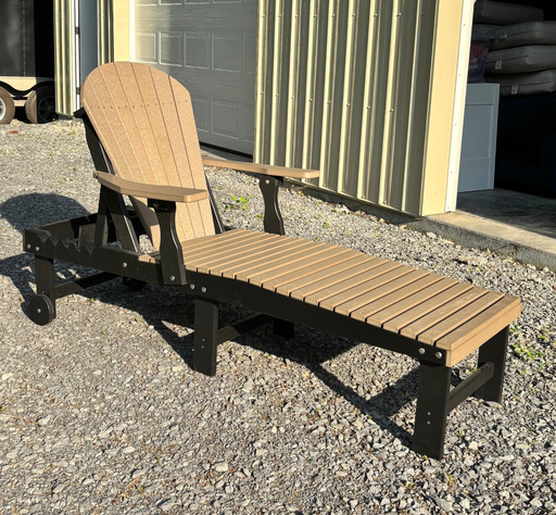 Amish Superior Adirondack Chaise Lounge - Amish Poly Chaise Lounge - In-Stock