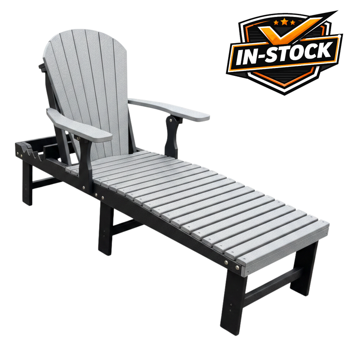 Amish Superior Adirondack Chaise Lounge - In-Stock - Multiple Colors