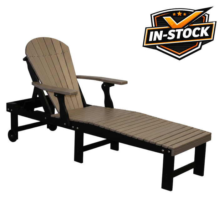 Amish Superior Adirondack Chaise Lounge - In-Stock - Multiple Colors
