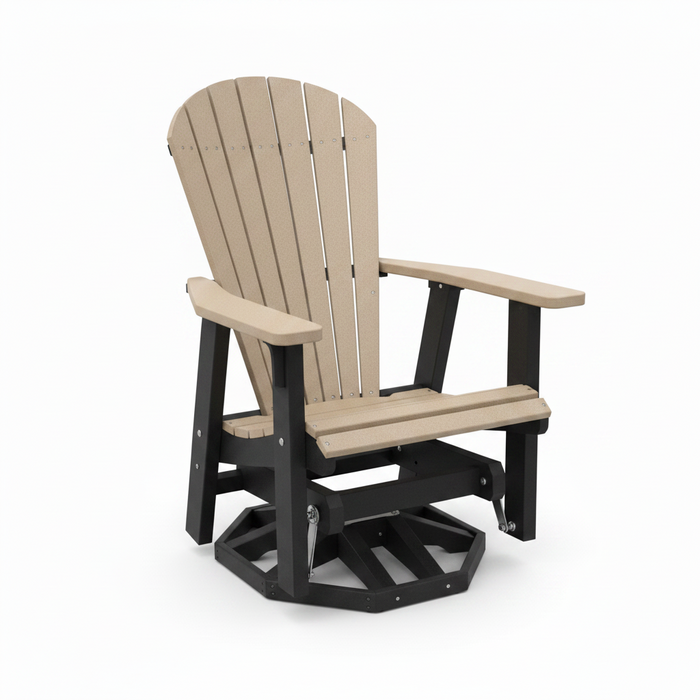 Amish Superior Adirondack Swivel Glider
