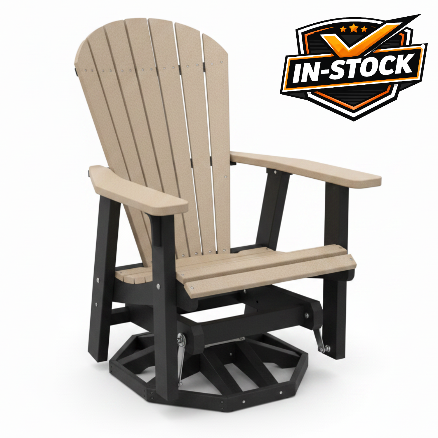 Amish Superior Adirondack Swivel Glider - In-Stock