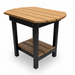 Amish_Superior_Oval_End_Table_-_Antique_Mahogany_on_Black - Amish Oval Poly End Table - Embossed Wood Texture Grain