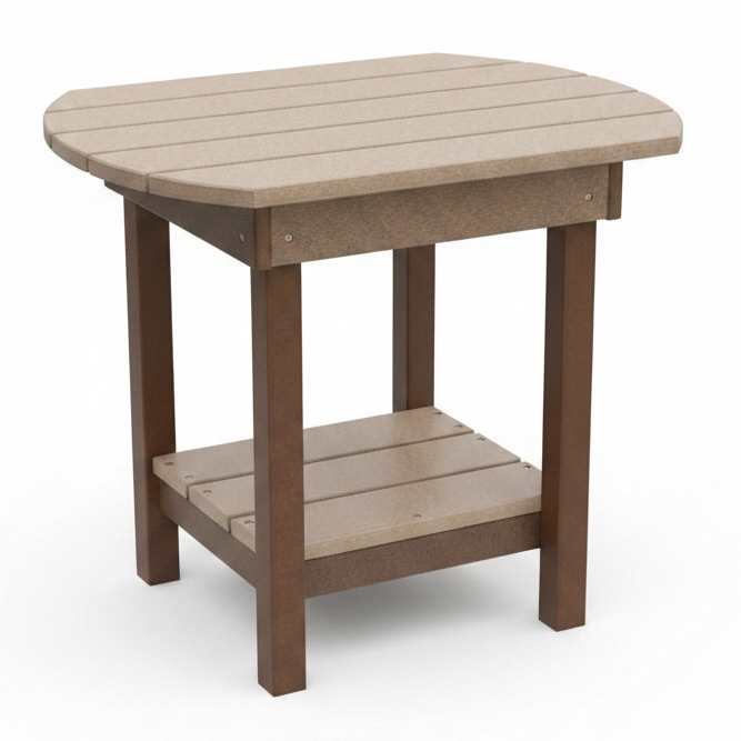 Amish Superior Oval End Table