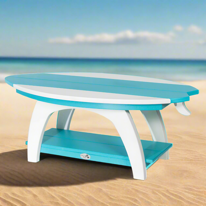 Amish Surf-Aira Coffee Table
Amish Made Poly Coffee Table
Aruba Blue on Bright White