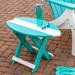 Amish Surf-Aira Folding End Table
Amish Made Poly Folding End Table
Bright White on Aruba Blue
