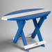 Amish Surf-Aira Folding End Table
Amish Made Poly Folding End Table
Light Gray on Bright Blue 