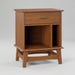 Amish Taunton 1 Drawer Nightstand Open Nightstands Mid-Century