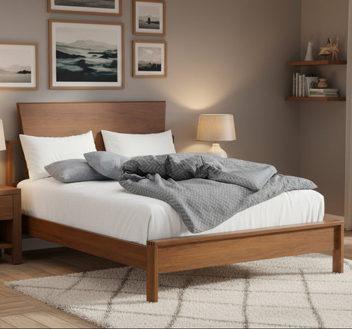 Amish Taunton Bed Panel Beds Mid-Century