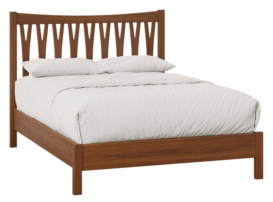 Amish Taunton Wishbone Bed
