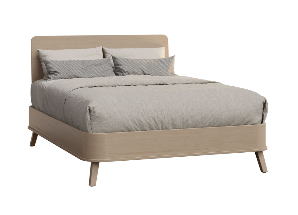 Amish Taylor Bed Panel Beds Mid-Century Modern