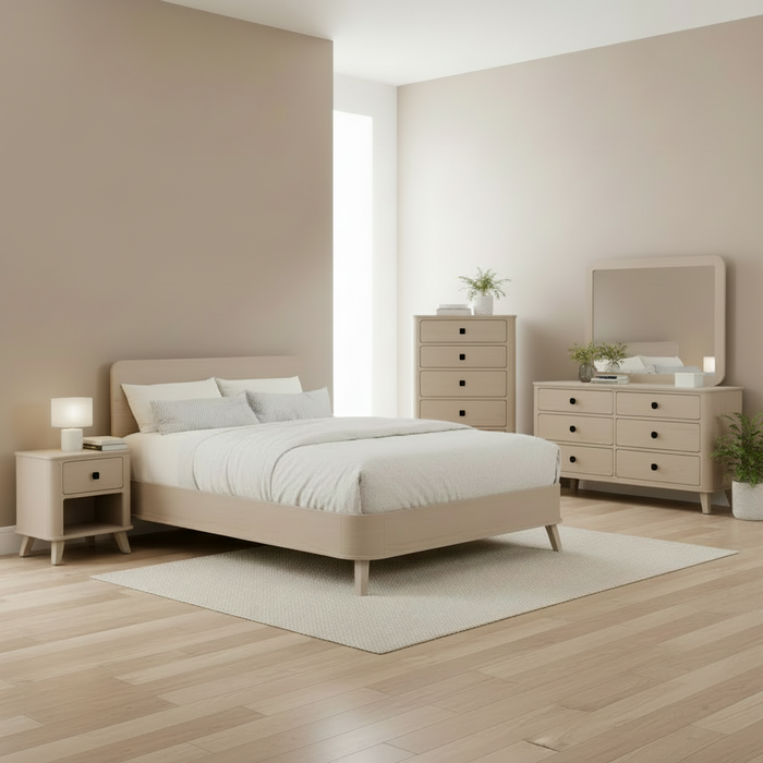 Amish Taylor Modern Mid Century Style Bedroom Set 