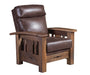 Amish Tiverton Reclaimed Barnwood Chair - Genuine Reclaimed Barnwood - Quality Fabrications - No Background