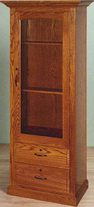 Amish Hunter Traditional 21-Gun Cabinet (Multiple Sizes) 6 Gun | 28.5" Width Gun Cabinets Corner Style Mission