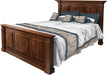 Amish Traditional Bed - High Footboard - Solid Cherry Wood