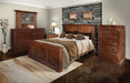 Amish Traditional Style Bedroom Set in s-12 stain on Cherry 