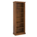 Amish Traditional Bookcase 24" Width x 72" Height Solid Wood Adjustable Shelves Front Facing
