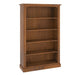 Amish Traditional Bookcase 36" Width x 60" Height Solid Wood Adjustable Shelves Front Facing