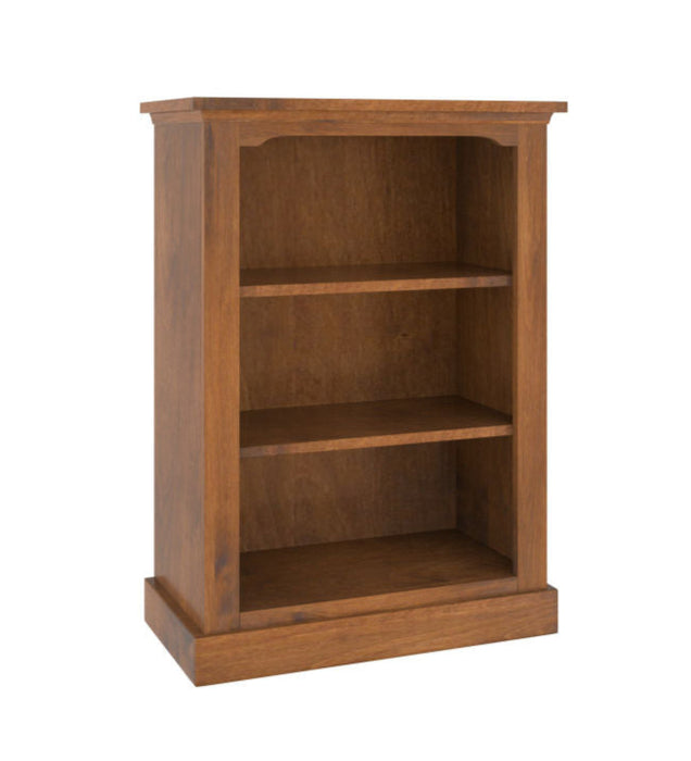 Amish Traditional Bookcase 24" Width x 36" Height Solid Wood Adjustable Shelves Front Facing