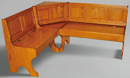 Amish Traditional Breakfast Nook Bench Seating with Storage