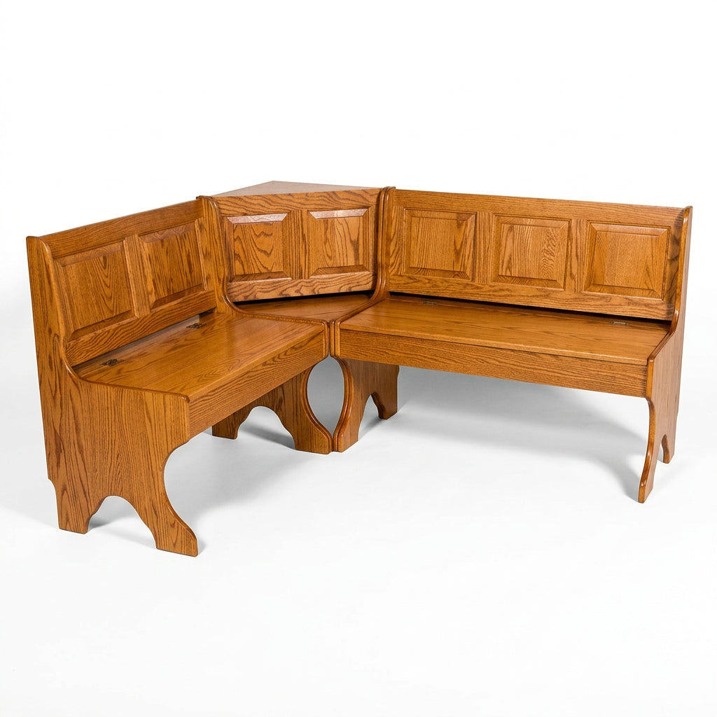 Amish Traditional Corner Nook Set Breakfast Nooks Traditional