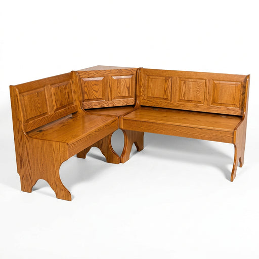 Amish Traditional Corner Nook Set Breakfast Nooks Traditional