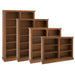 Traditional Double Bookcase Amish Made Front Facing
