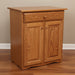 Amish Traditional Microwave Cart With Drawer 2-Door Buffets Traditional