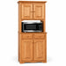 Amish Microwave Hutch 2-Door Hutches Traditional