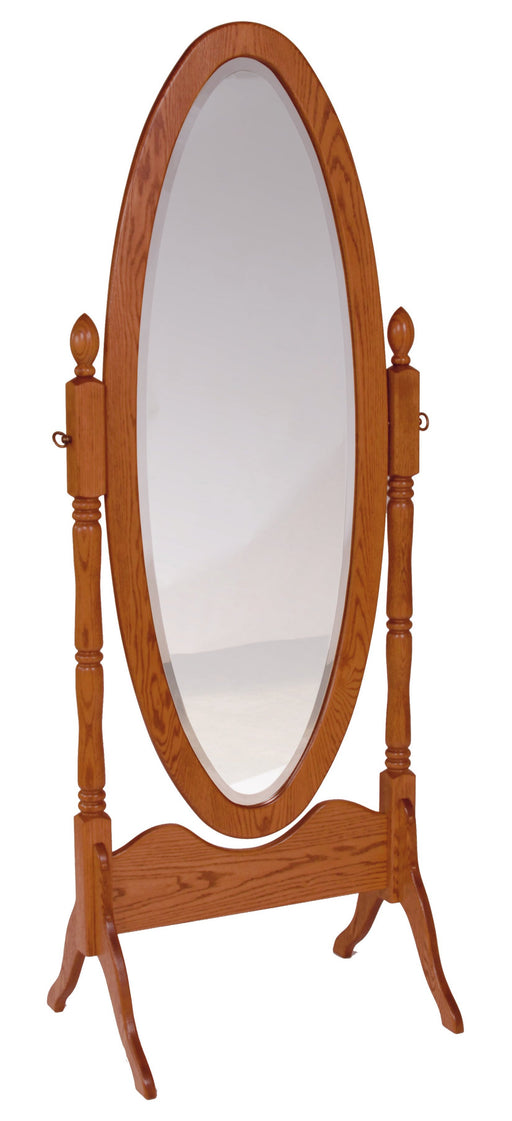 Amish Traditional Oval Cheval Mirror Cheval Mirrors Traditional