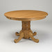 Amish Traditional Single Pedestal Extension Leaf Table Single Pedestal Tables Traditional