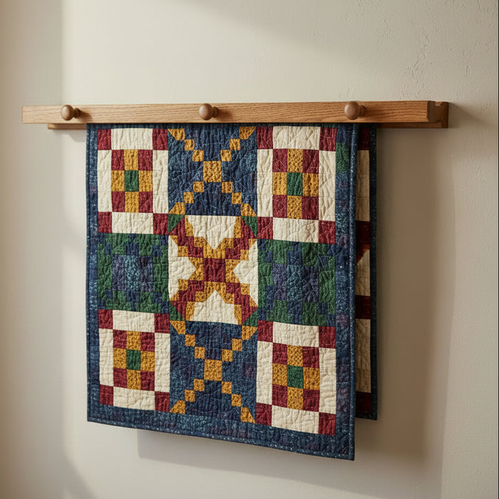 Amish Traditional Quilt Clamp Solid Oak - Multiple Size - Hobby Hill Woodworking - Solid Oak 