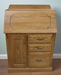 Amish Millers Traditional Secretary Desk with Backsplash Top Secretary Desks Farmhouse Mission