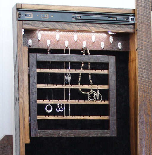 Amish Traditional Shaker Jewelry Cheval Mirror Earring Screen