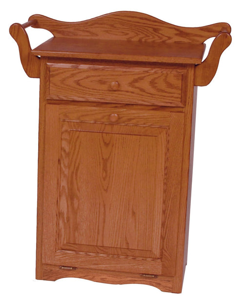 Amish Traditional Towel Bar Tilt Out Trash Bin Trash Bins Traditional