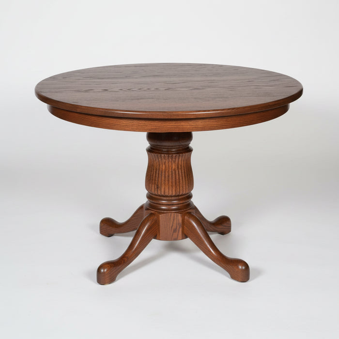 Amish Tulip Single Pedestal Table Single Pedestal Tables Traditional