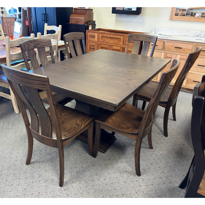 Amish Tuscany Extension Table Dining Set - In-Stock
