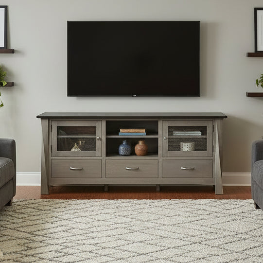 Amish Twisted Leg Tv Stand