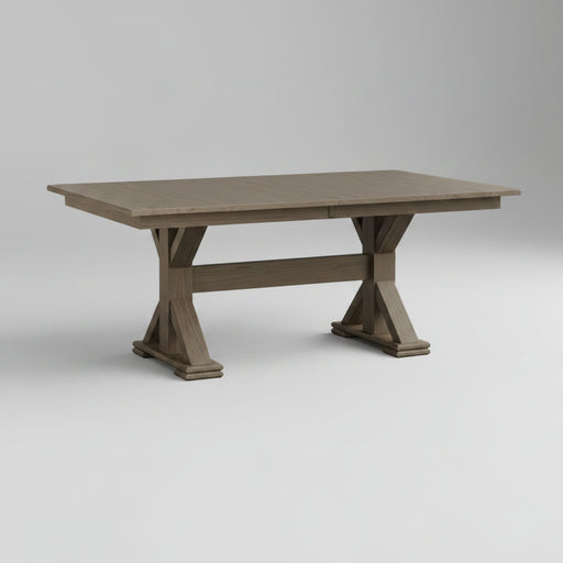 Urbana Double Pedestal Table Trestle Dining Tables Farmhouse