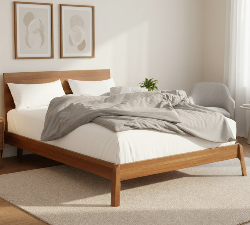Amish Urbana Platform Modern Style Bed